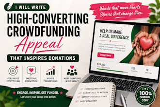 write a high conversion crowdfunding campaign that triggers donations