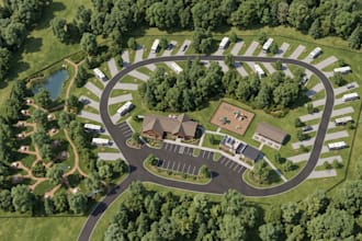 create campground maps, rv park layout, land subdivision plans site master plans