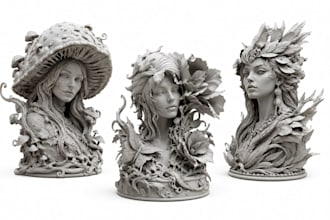 create 3d printing designs, 3d models and stl files