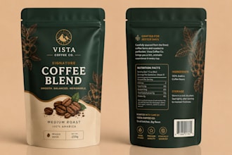 design coffee packaging coffee pouch coffee label product packaging coffee box