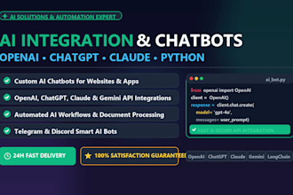 integrate openai chatgpt API into your python app or website