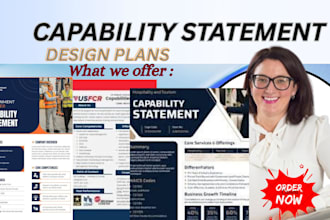design urgent   professional capability statement  government contracts naics