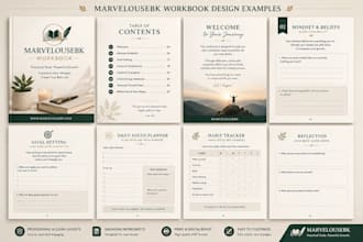 create professional PDF lead magnet, workbook