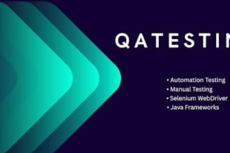 be QA engineer for automation and manual testing with java