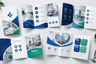 design a medical clinic healthcare brochure