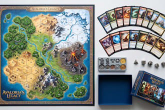design custom board game art, card game, rulebook, and box art