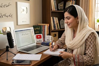 write engaging urdu youtube scripts and content