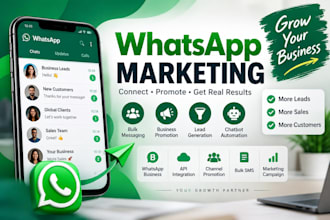 whatsapp marketing promotion bulk messaging API and  lead generation
