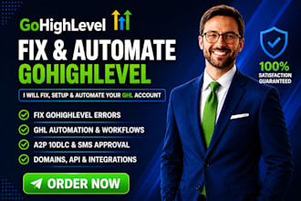 fix gohighlevel, gohighlevel fix, ghl automation, gohighlevel workflow expert