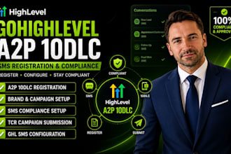 setup gohighlevel a2p 10dlc ghl sms registration and compliance