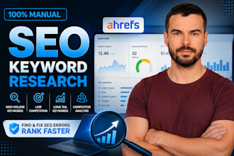 provide ahrefs SEO audit and competitor backlink analysis for top ranking