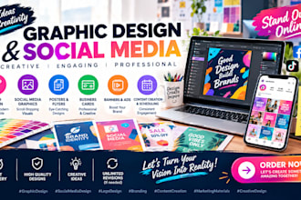 design custom graphics, banners, and marketing materials