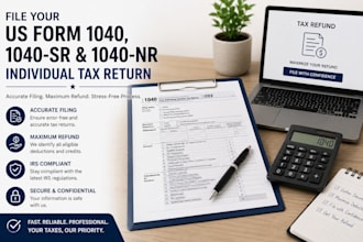 file your US form 1040 1040sr and 1040nr individual tax return