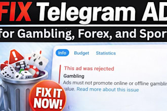 fix telegram ads to 10x joins, telegram ads management , profitable telegram ads