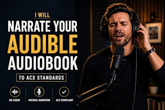 narrate your audible audiobook to acx standards