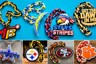 design printable 3d hype chain pendant name plate 3d fivem cuban in stl and 3mf