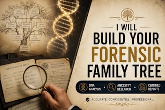 do expert forensic genealogy research for your family tree