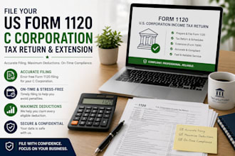file your US form 1120 c corporation tax return and extension