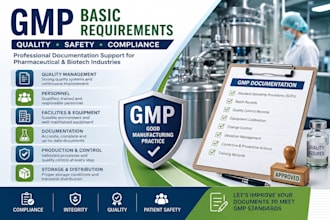 prepare pharmaceutical gmp documents for compliance