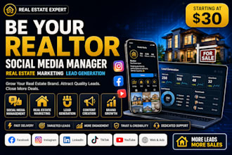 be your realtor social media manager real estate marketing lead generation