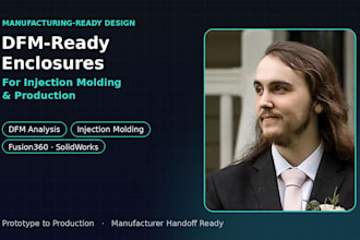 design dfm ready enclosures for electronics injection molding manufacturing