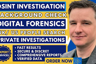 do osint background check and identity verification people search as detective
