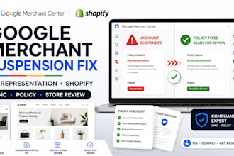fix google merchant center misrepresentation suspension for shopify