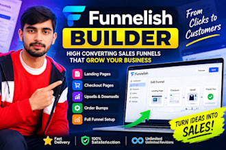 create a high converting funnel and landing page