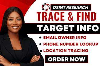 trace and find email owner info, location tracing and phone number lookup as pi