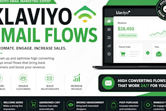set up high converting klaviyo email flows for your store