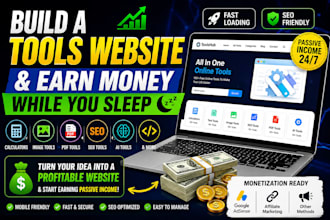 build a professional tools website to help you earn passive income