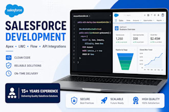 develop and customize salesforce apex, lwc, and integrations