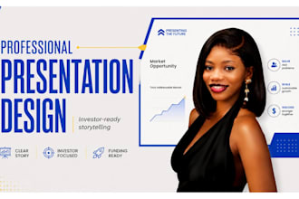design or redesign professional business presentation slides