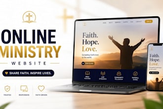 online ministry, ministry website, church website, christian website, donation
