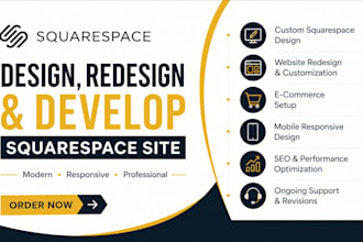 build german squarespace website design, redesign development germany