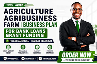 write agriculture agribusiness farm business plan for bank loans grant funding
