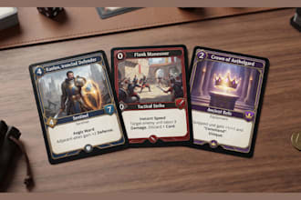 design professional custom cards for your card game