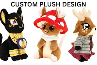 craft soft cuddly custom plush toys plushies characters stuffed animals