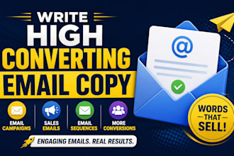 write persuasive email copy email campaigns sales emails and newsletters