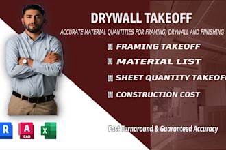 do accurate drywall takeoff and material estimation