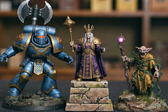 paint your warhammer, or other tabletop miniatures and more