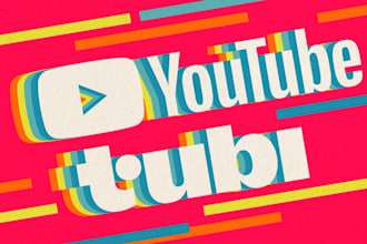 do organic youtube promotion, tubi promotion, increase viewers and  subscribers