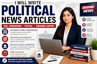 write political news article