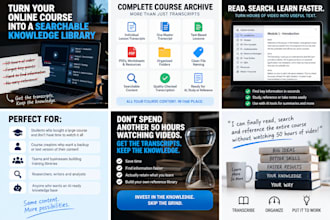 archive and transcribe your online course
