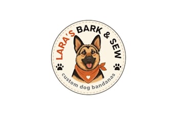 design friendly vibe dog owners logo