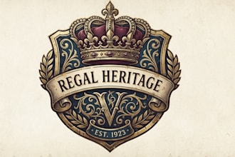 design fashion jewelry crown logo for your business