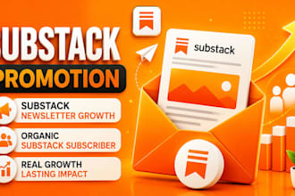 setup organic substack promotion, substack subscribers, substack newsletter