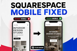 fix squarespace mobile layout and fluid engine issues