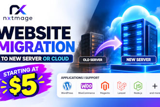 migrate your website to a new server or cloud