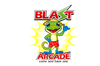 design mascot cartoon blast arcade logo for you